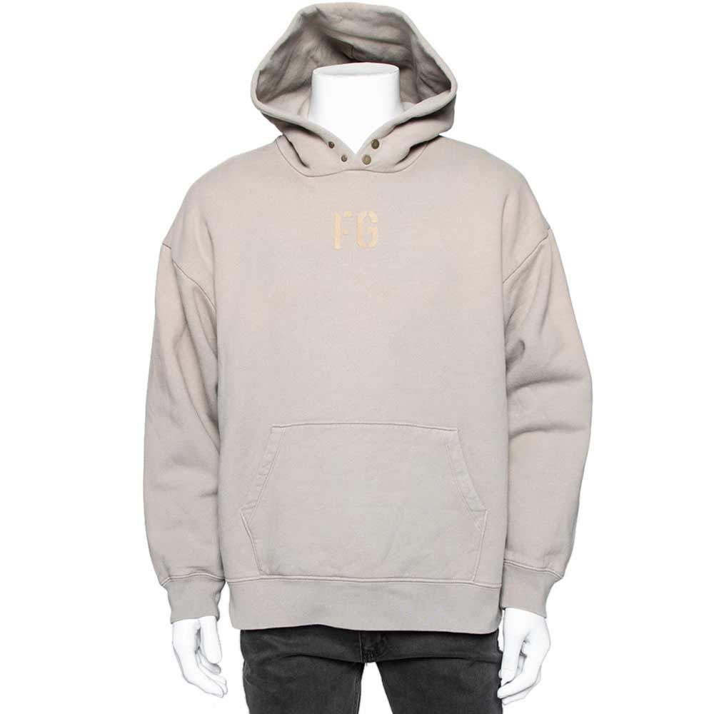 Fear of God Seventh Collection Beige Cotton FG Vintage Hoodie M