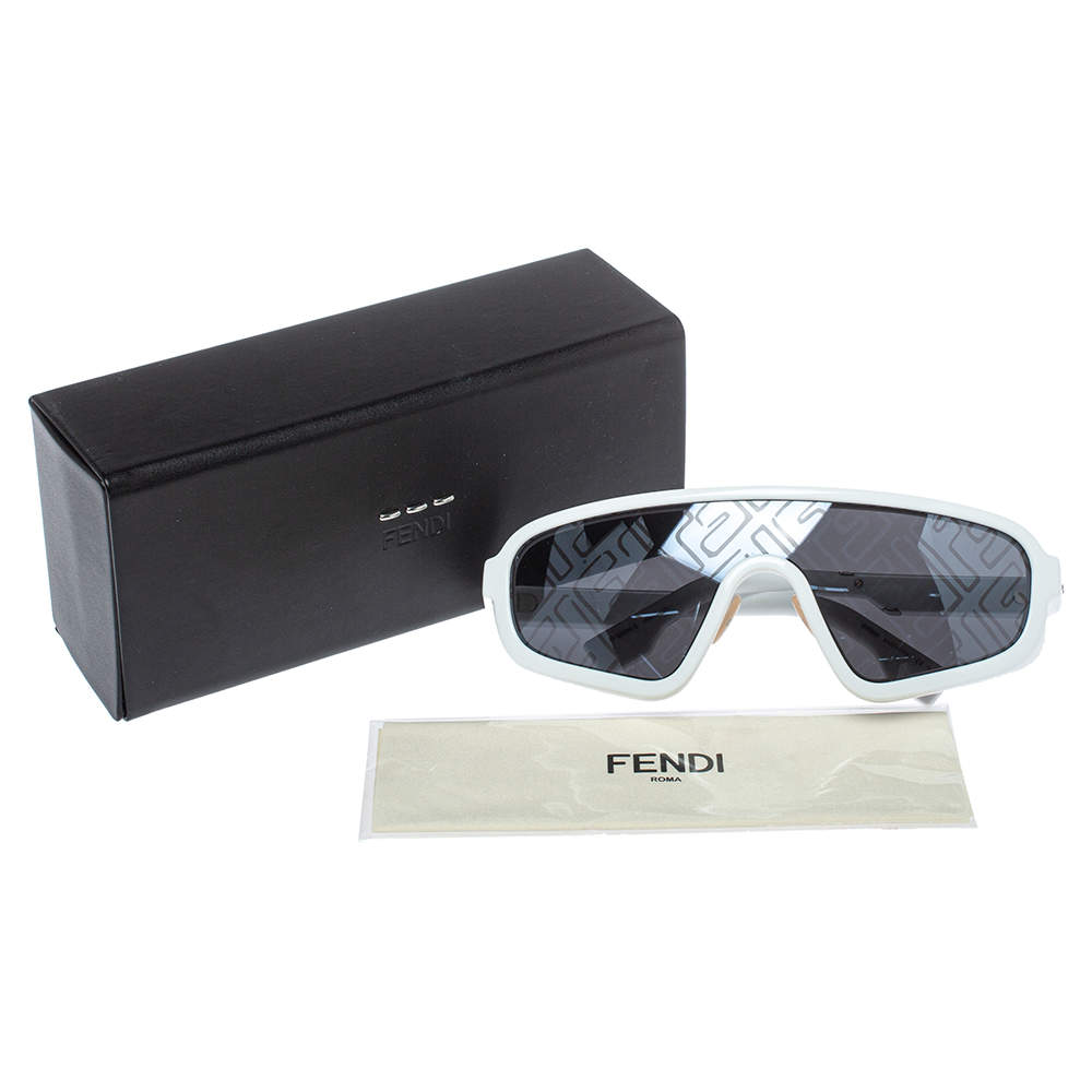 Fendi - Fendi Fabulous - Shield Sunglasses - Gray - Sunglasses - Fendi  Eyewear - Avvenice