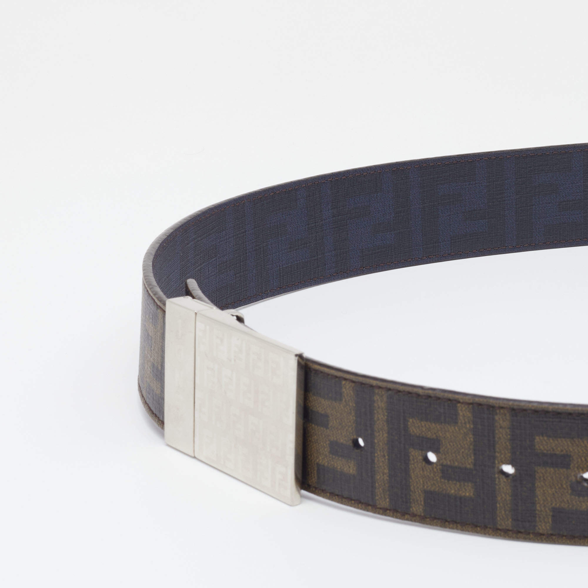Leather belt Fendi Brown size 100 cm in Leather - 16269983