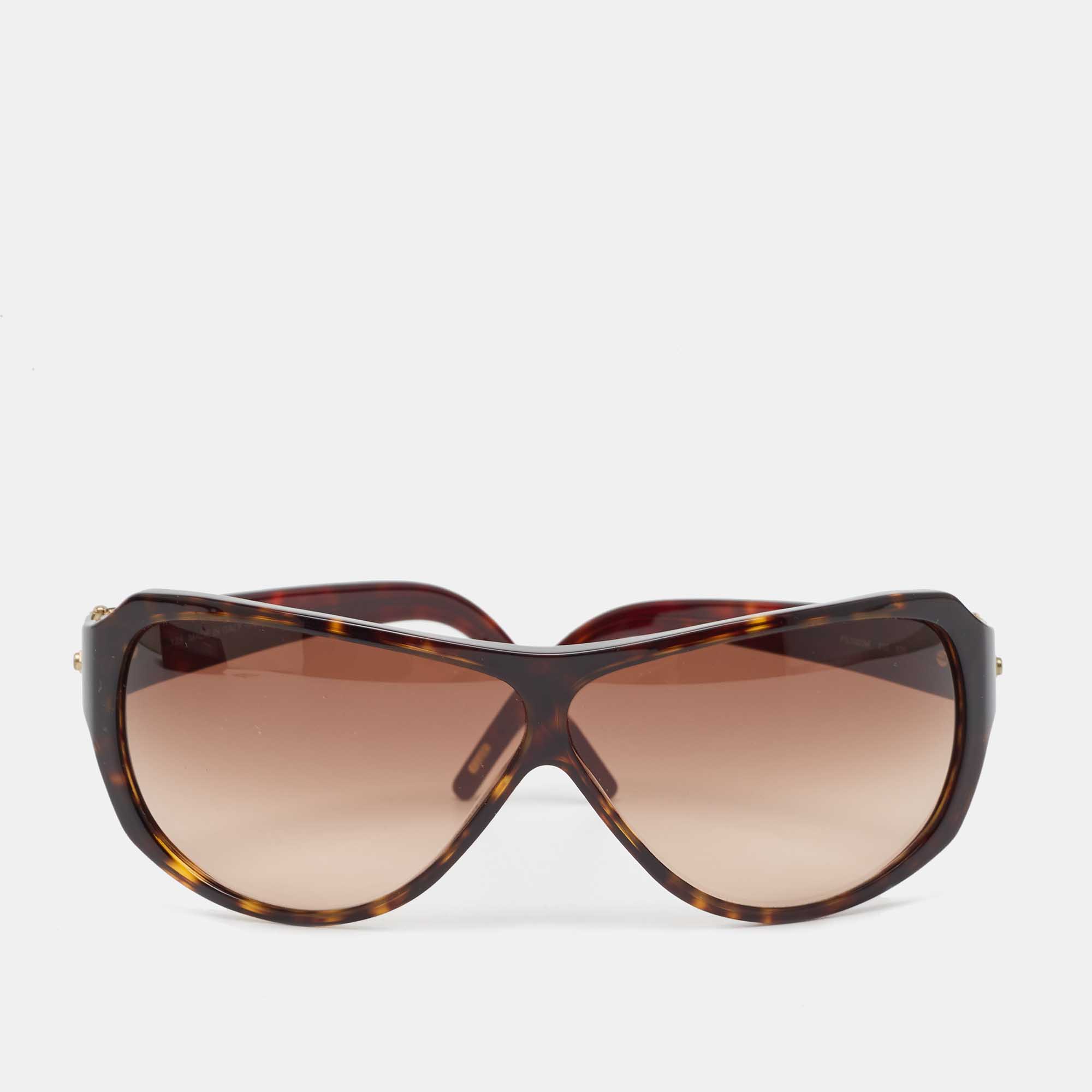 Fendi Brown Tortoise Gradient FS1000M Wayfarer Sunglasses