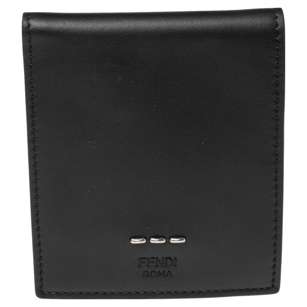 Fendi Black Leather Bifold Wallet