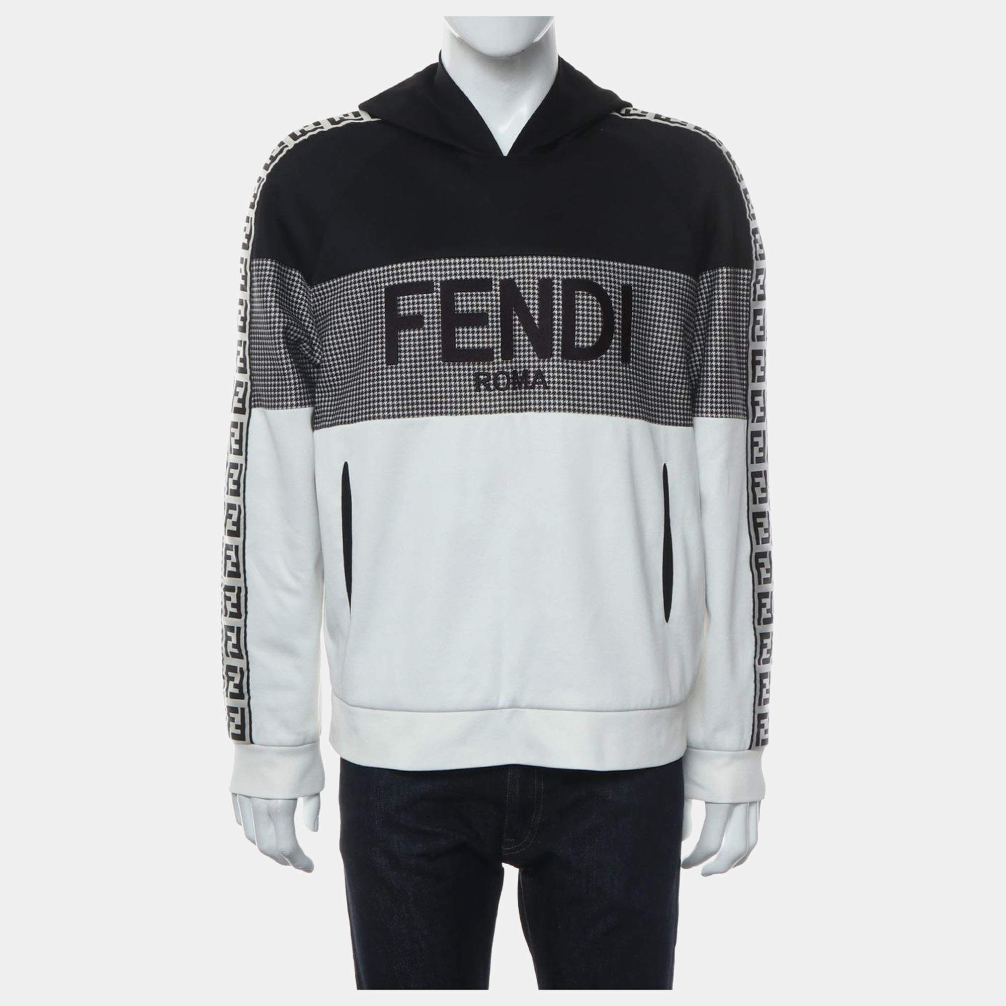 パーカー・フーディ Fendi Brushed Cotton Hoodie luxury-men-fendi-used-clothes-