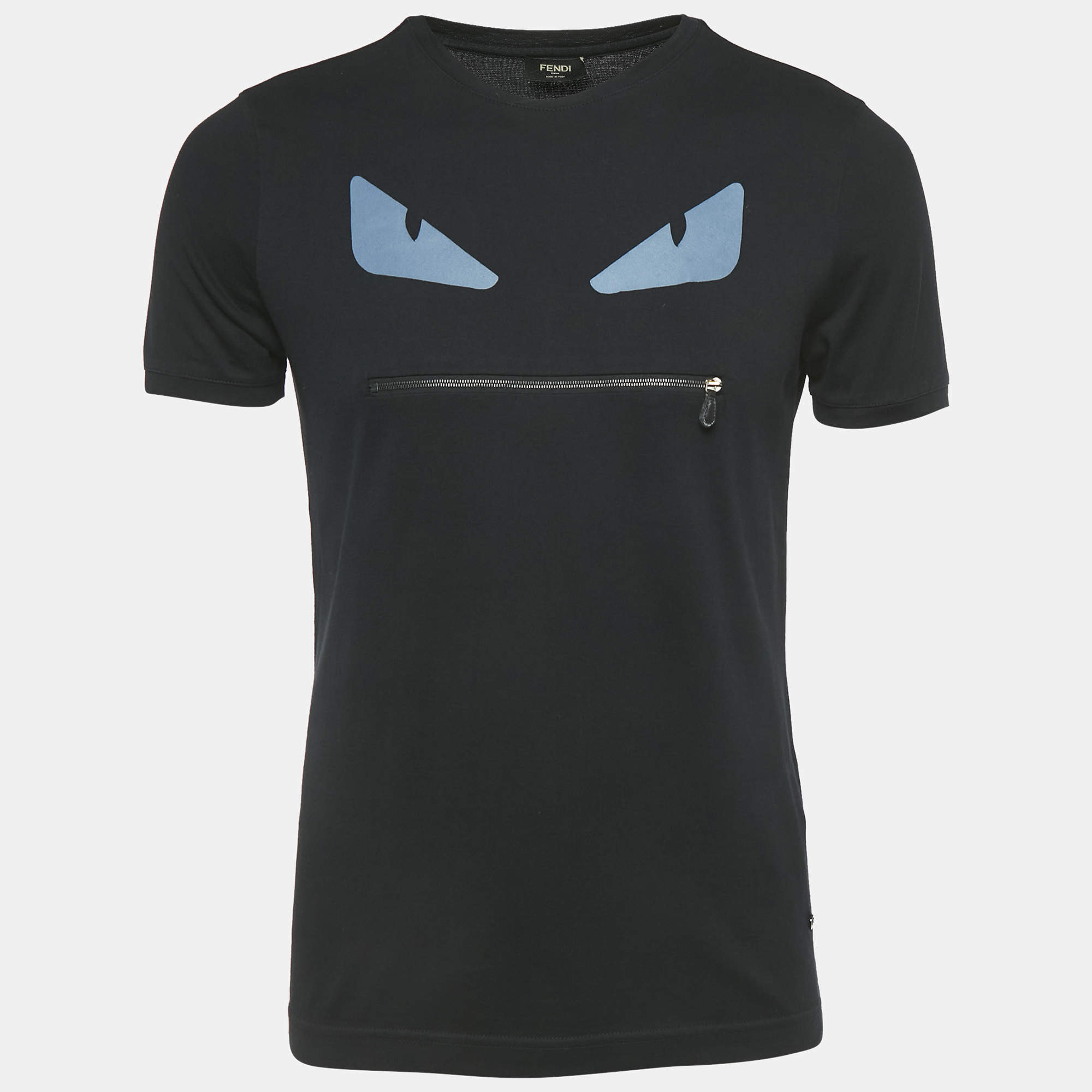 【FENDI】Tシャツ フェンディ FENDI Tシャツ トップス FFロゴ ホワイト オレンジ