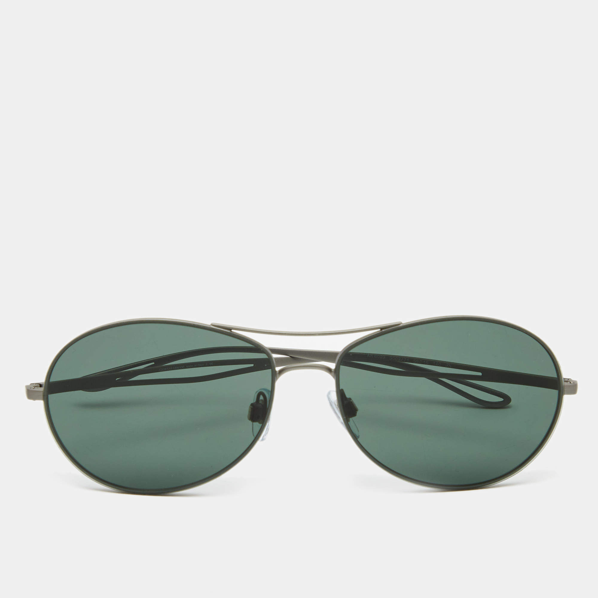 Giorgio Armani Black/Grey AR6099 Round Sunglasses