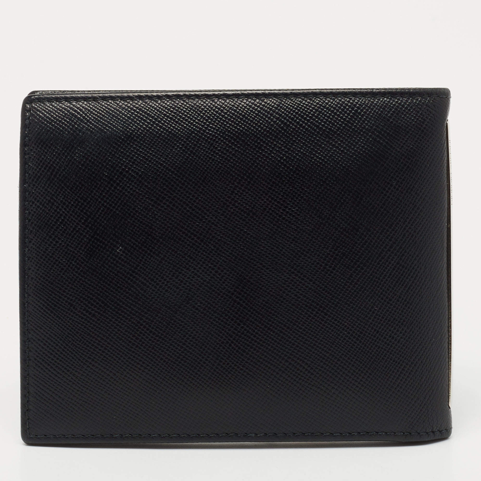 Giorgio Armani Black Leather Bifold Wallet Giorgio Armani | TLC