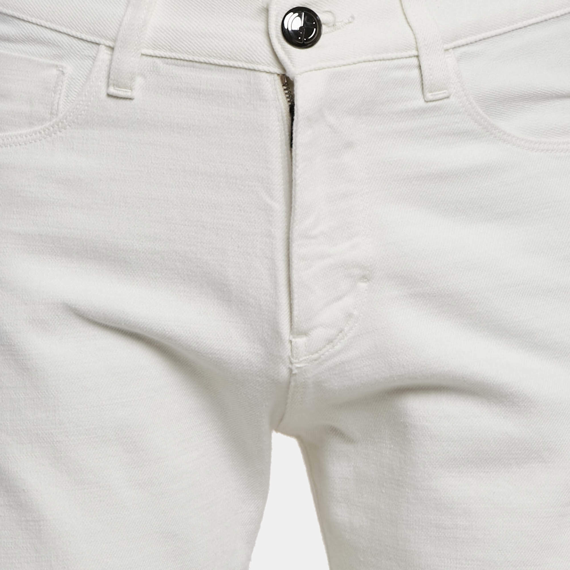 Giorgio Armani White Denim Jeans XS Waist 29