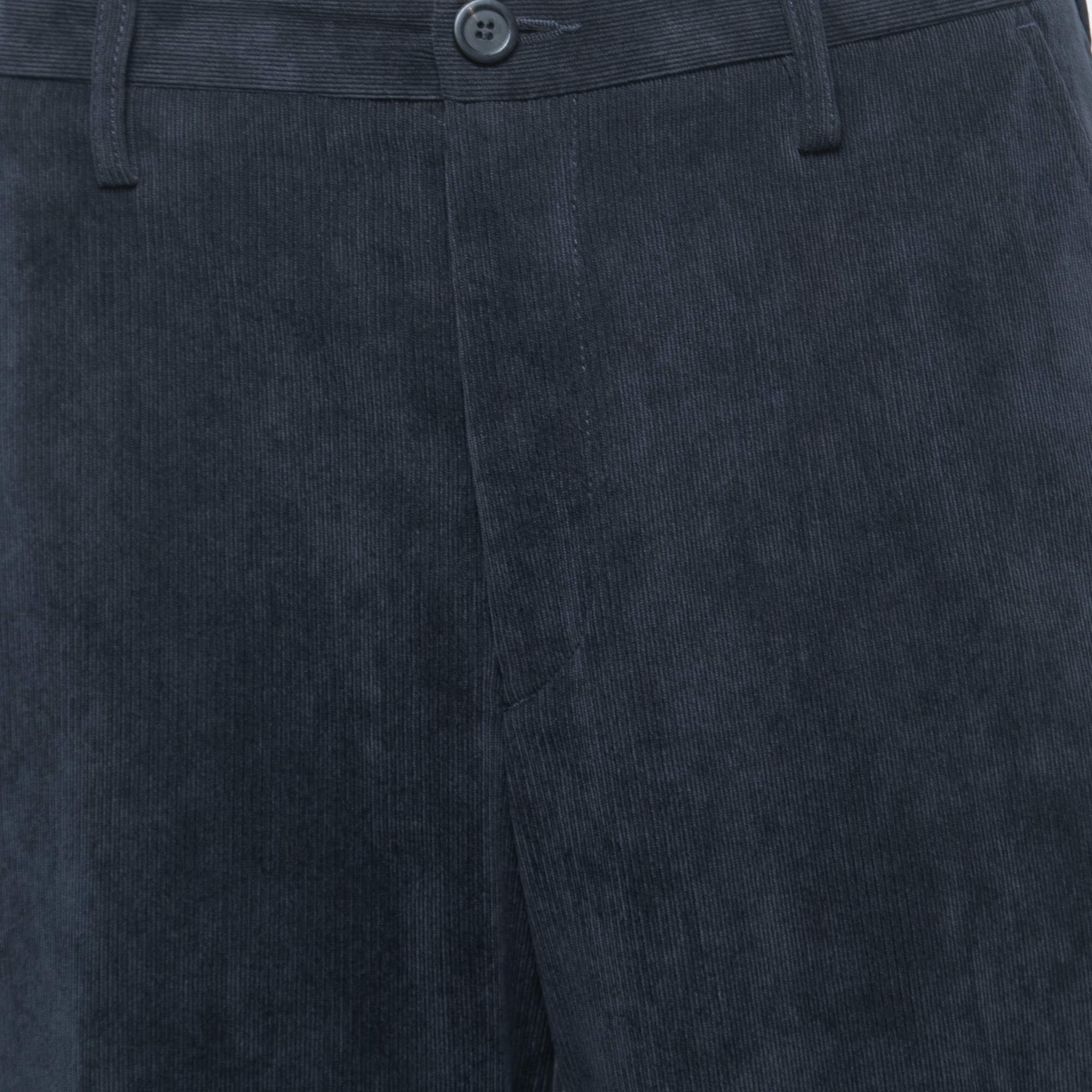 Emporio Armani Pleat Tailored Trousers in Blue for Men | Lyst