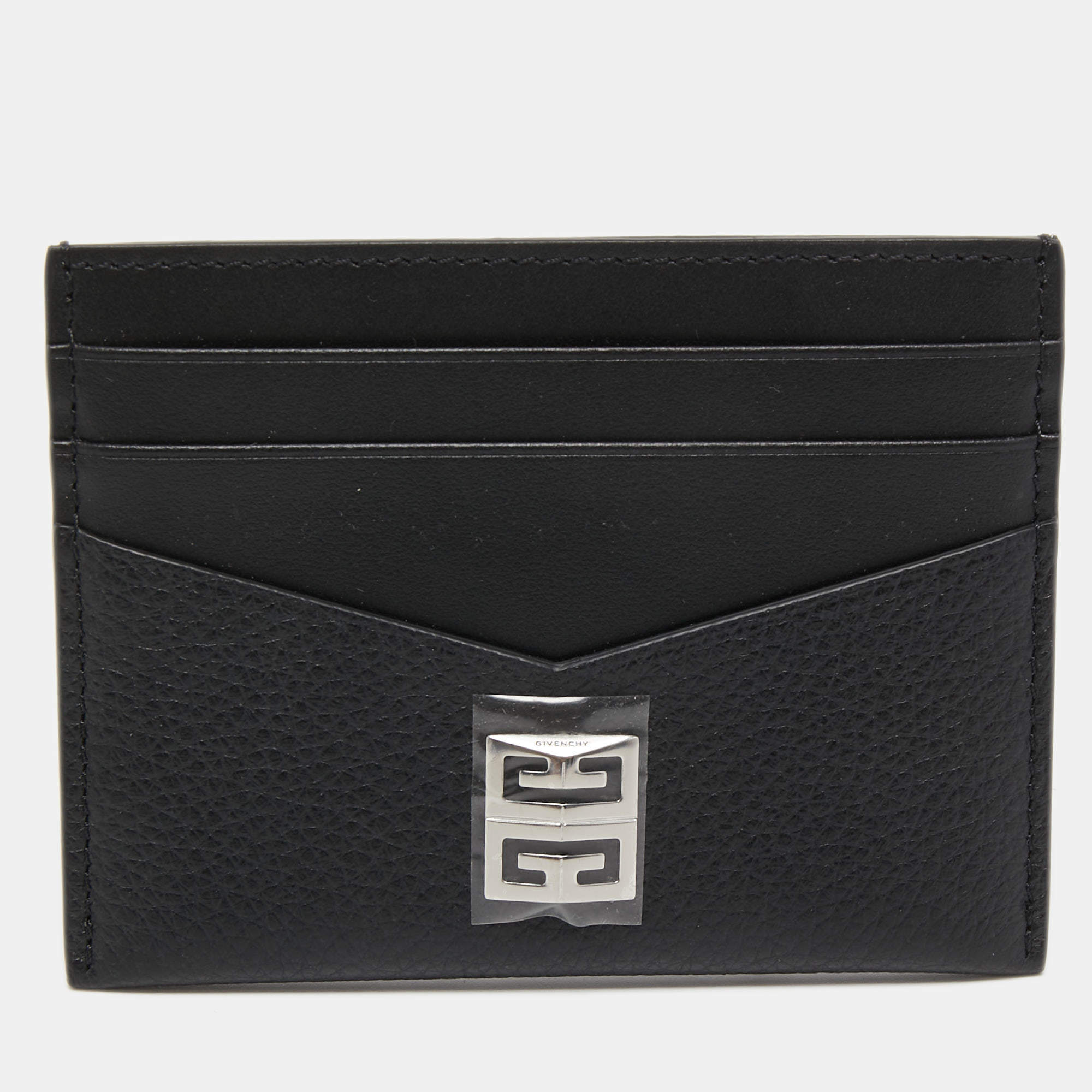 Givenchy Black Leather Card Holder