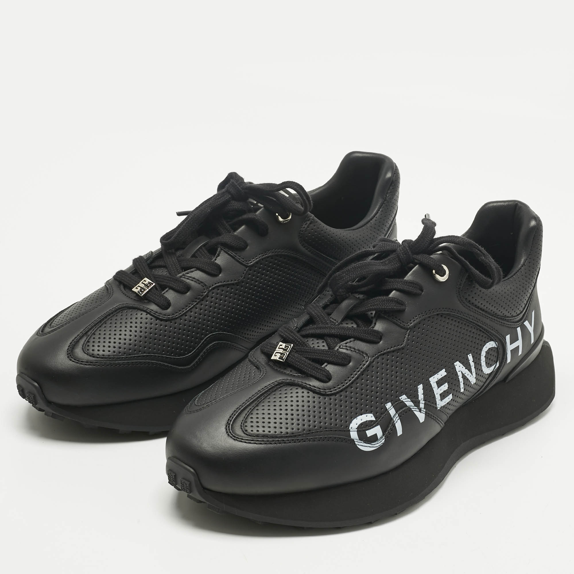 Givenchy Black Leather Slip On Sneakers Size 44 Givenchy | TLC