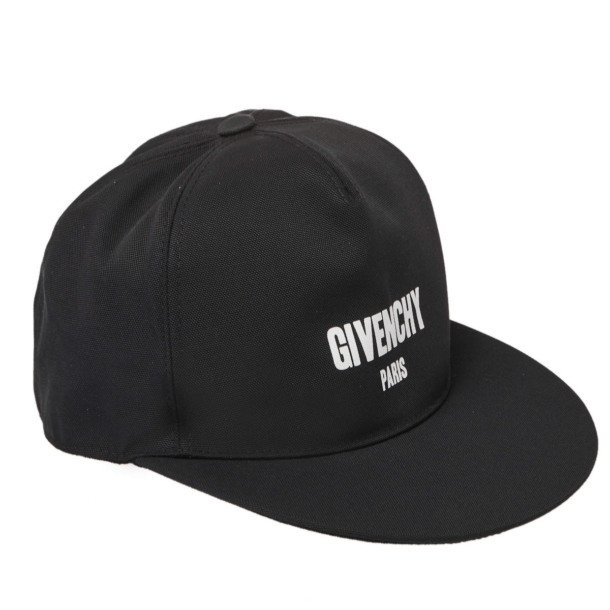 Givenchy Black Logo Print Canvas Cap Givenchy TLC