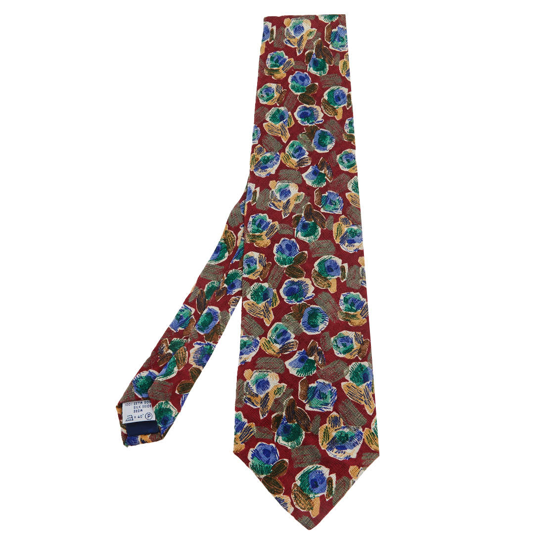 Givenchy Gentleman Multicolor Printed Silk Tie