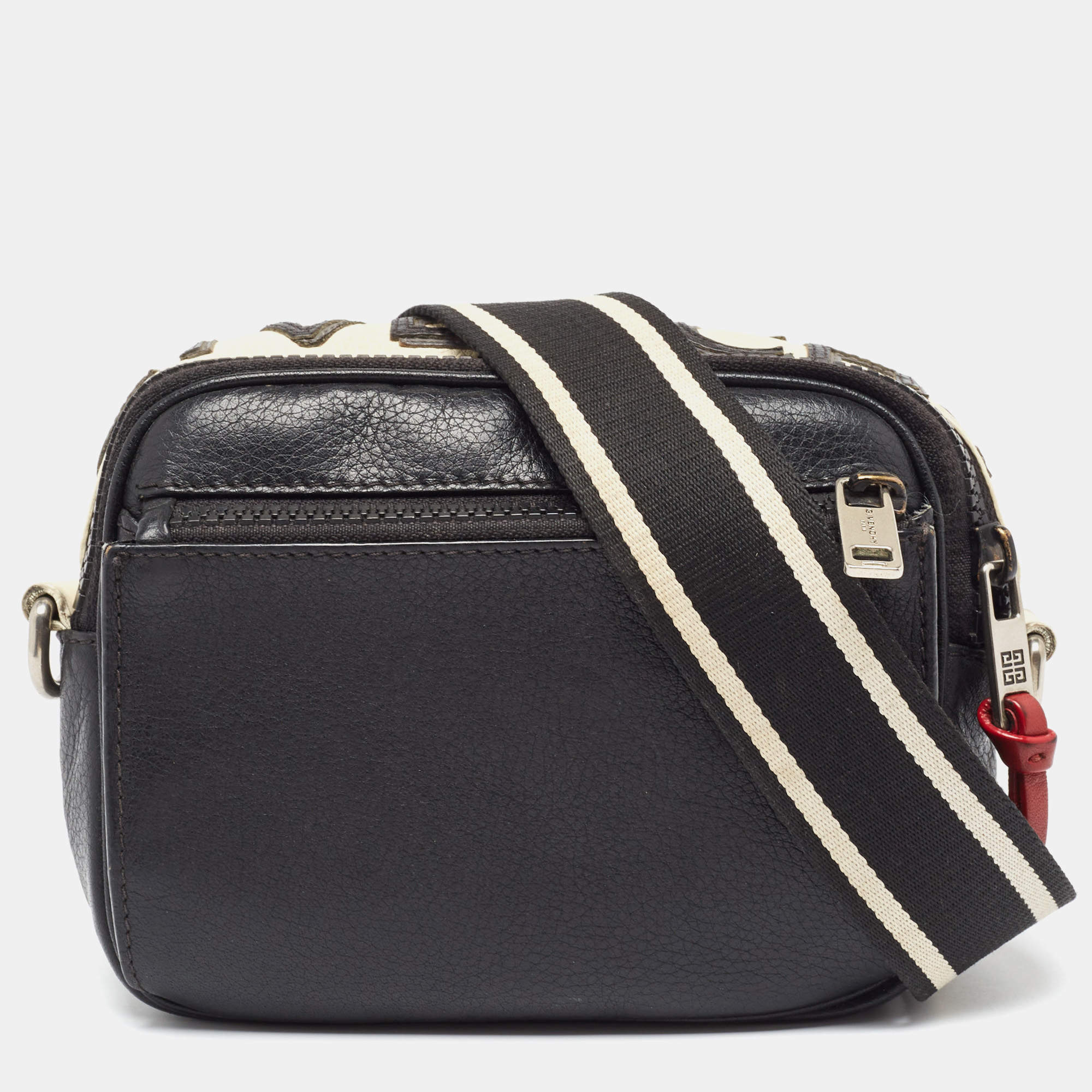 Givenchy Multicolor Leather Zip Messenger Bag