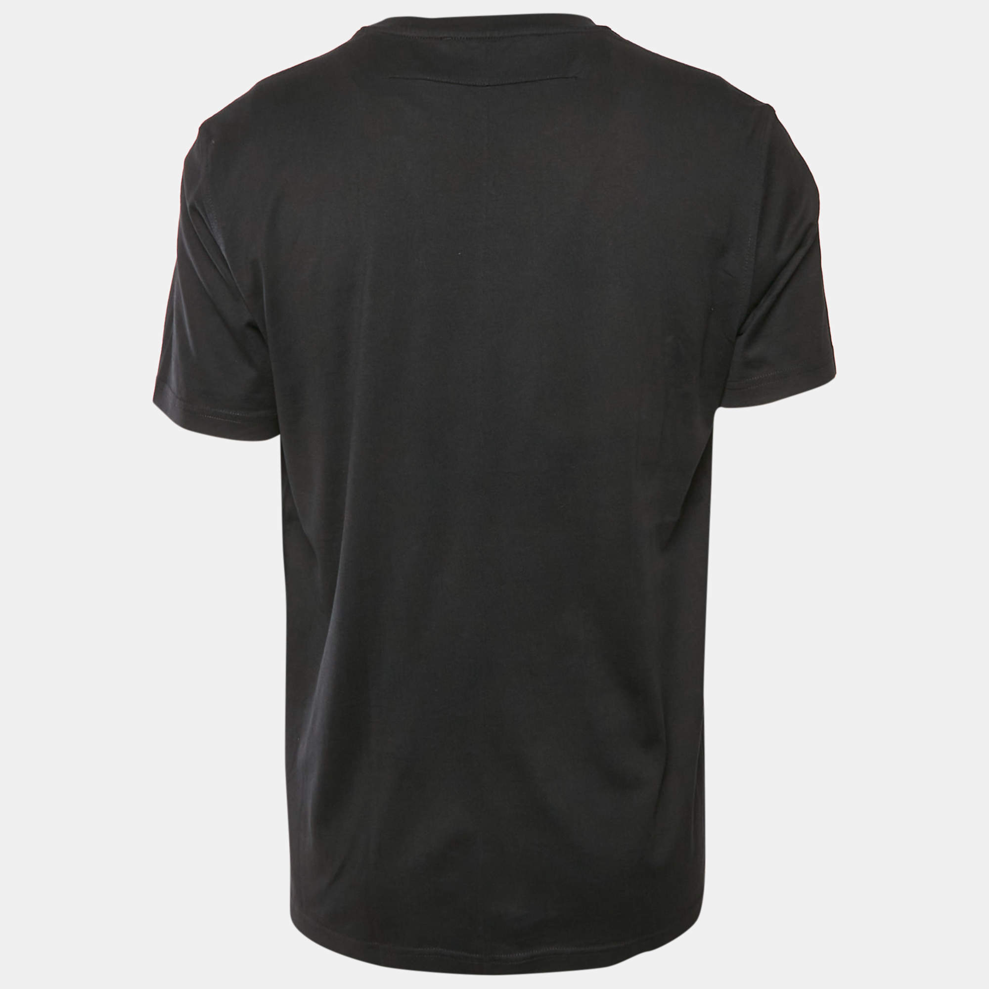 Tシャツ・カットソー Givenchy Ribbed Crewneck Black T-Shirt With Logo Print Givenchy Ribbed Crewneck Black T-Shirt With Logo Print | THE