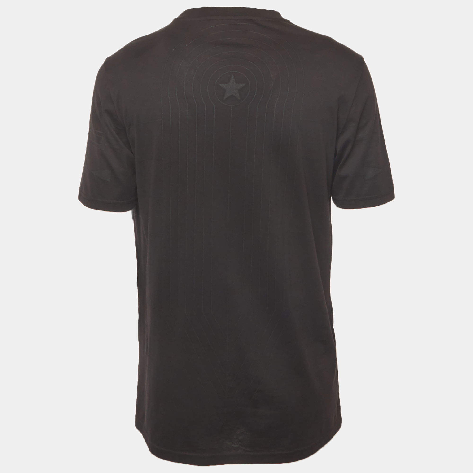 Givenchy Black Cotton Shark Printed T-Shirt S Givenchy | TLC