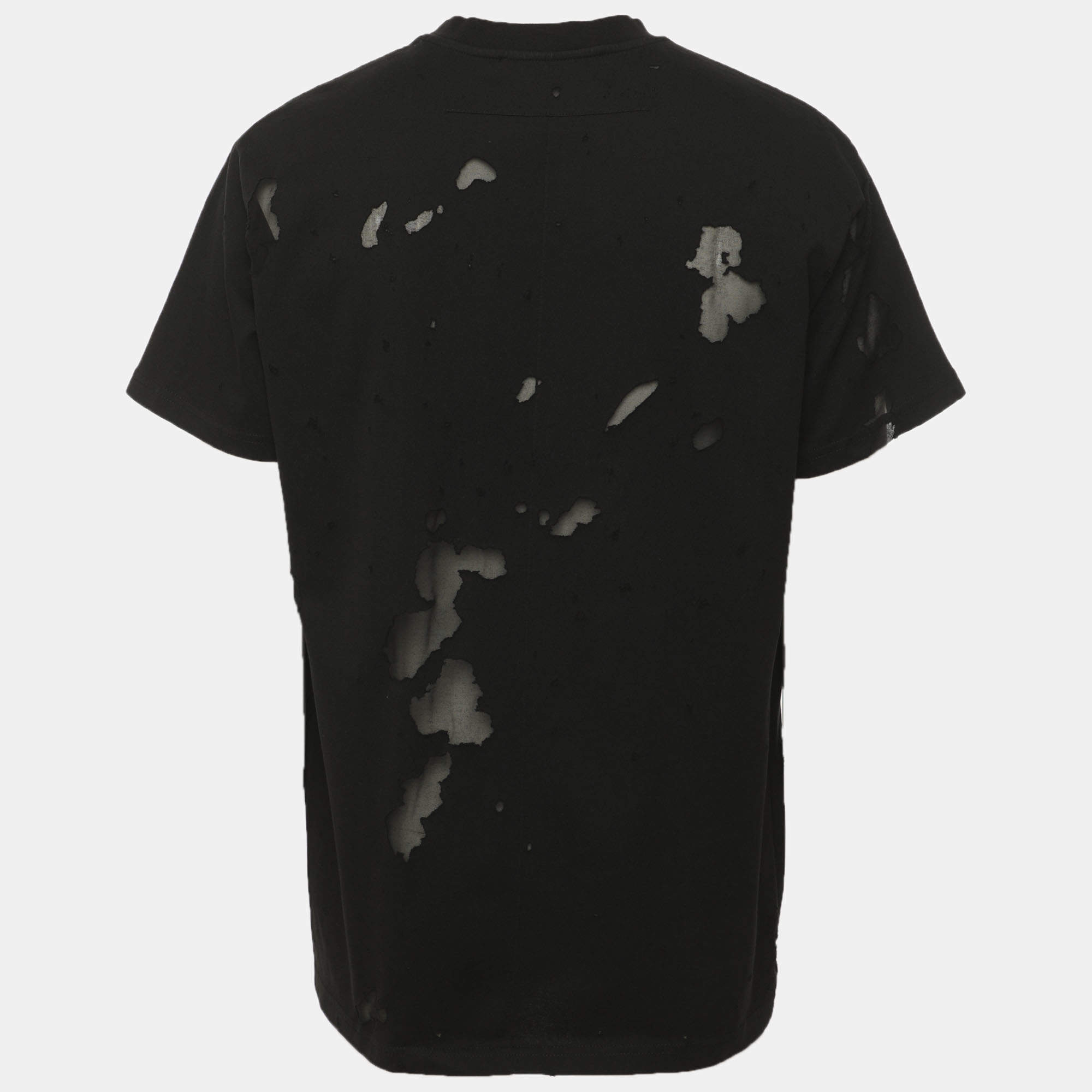 Givenchy Black Cotton Shark Printed T-Shirt S Givenchy | TLC
