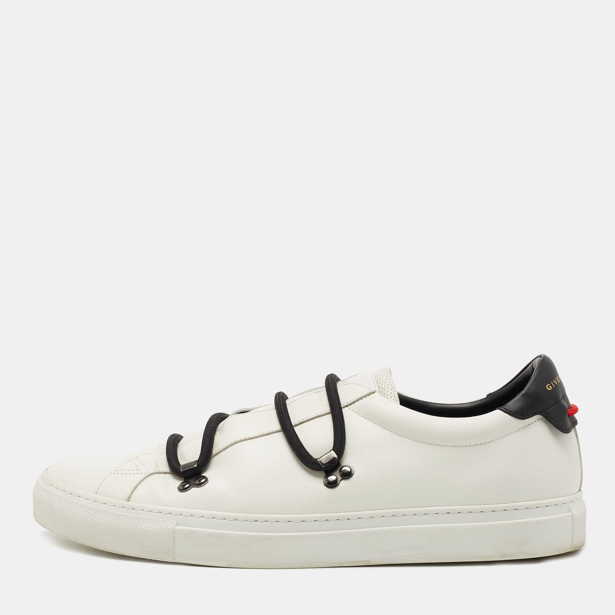 Givenchy White Leather Low Top Sneakers Size 45 Givenchy | TLC