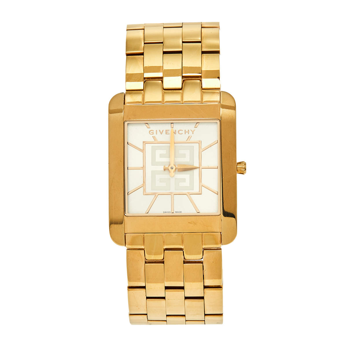 Givenchy Champagne Yellow Gold Plated Stainless Steel GV.5200M Men's Wristwatch 31 mm