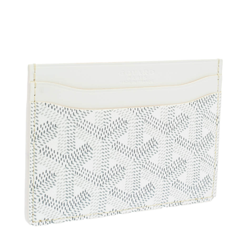 Goyard Saint Sulpice White Card Holder – What's Your Size UK