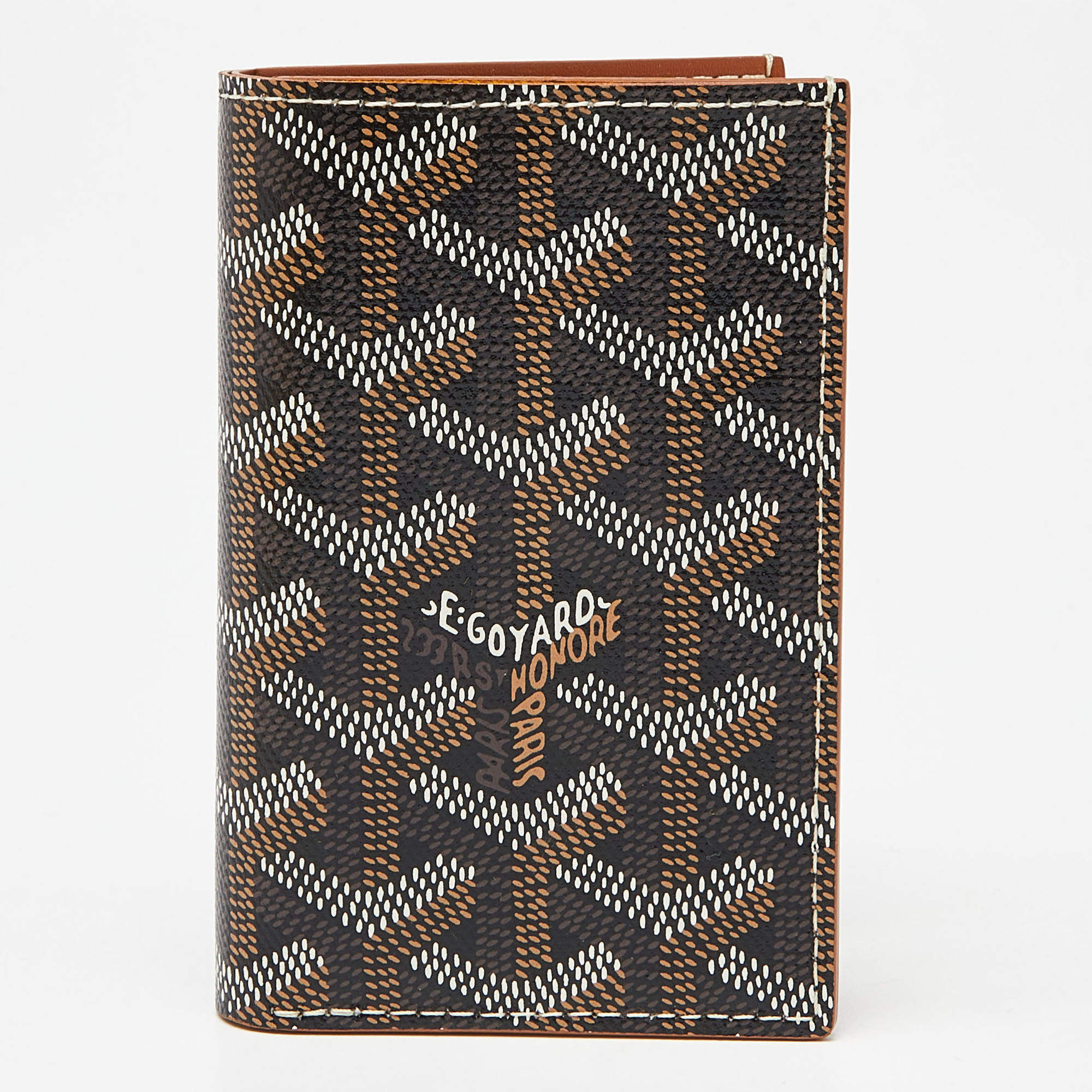 Goyard Black Goyardine Coated Canvas Saint Pierre Card Holder