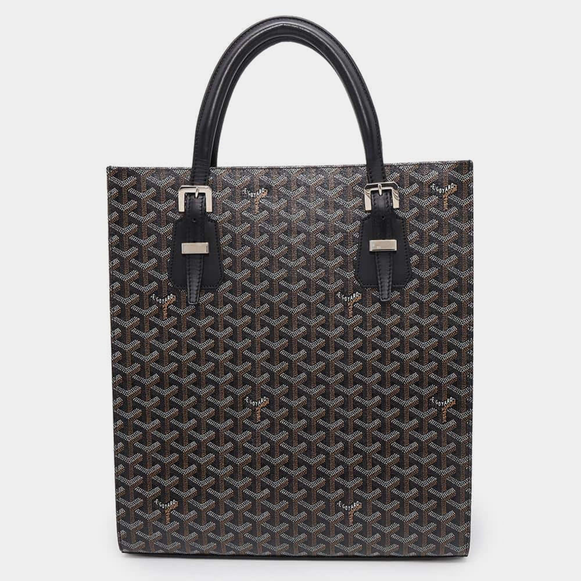 Goyard Komall Black Pvc Leather Size Gm