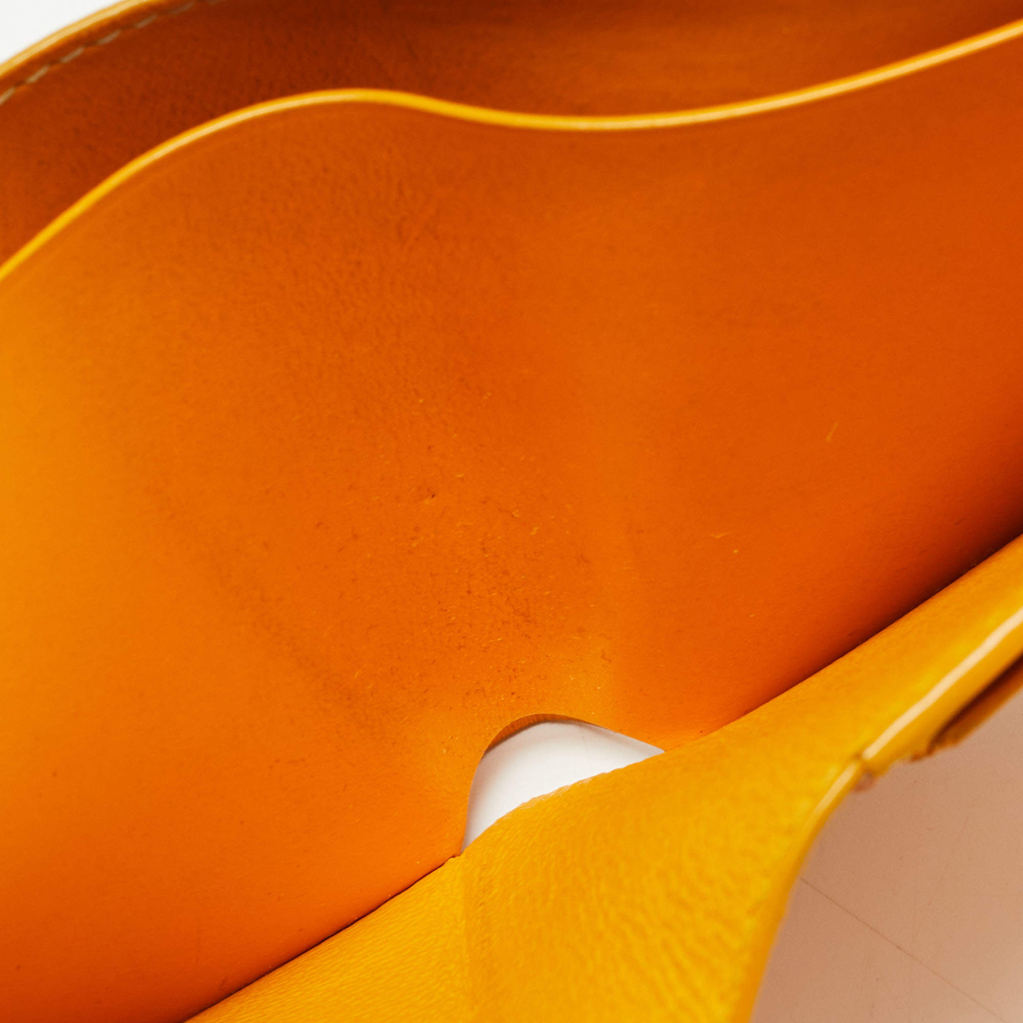 Goyard Victoire Yellow Leather ref.55212 - Joli Closet
