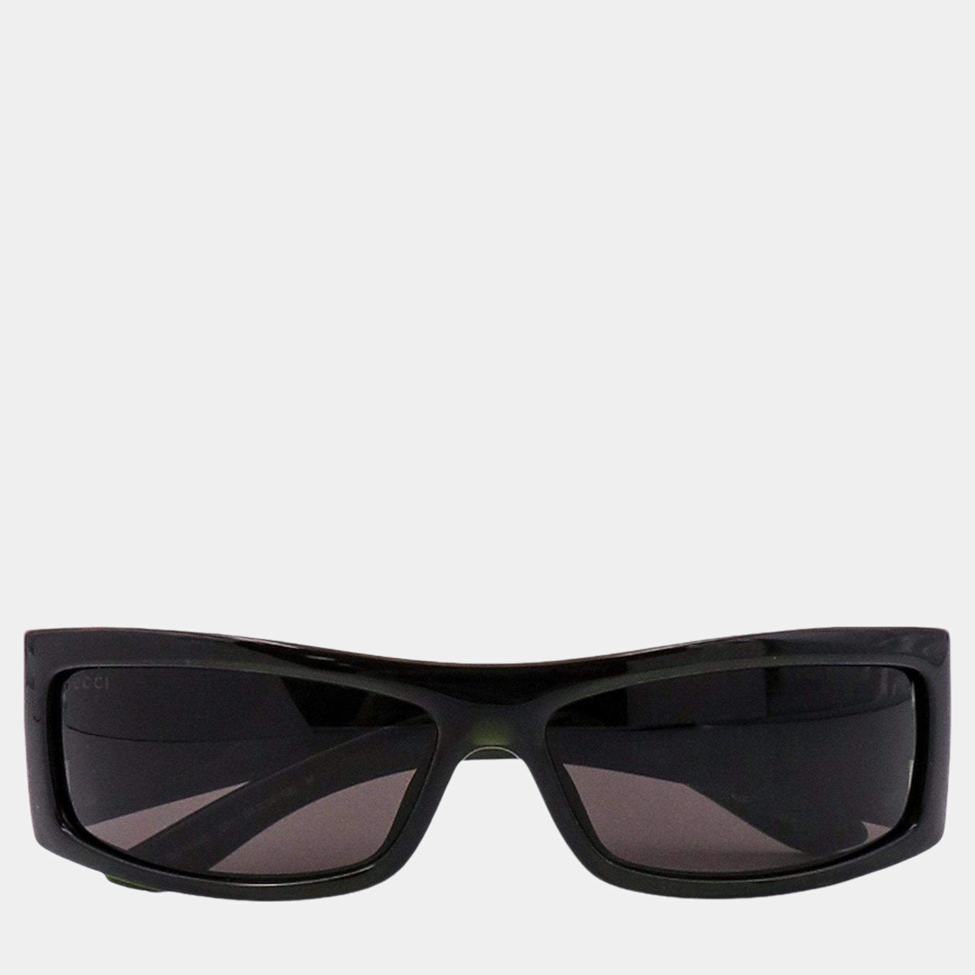 Gucci Green Acetate Sunglasses