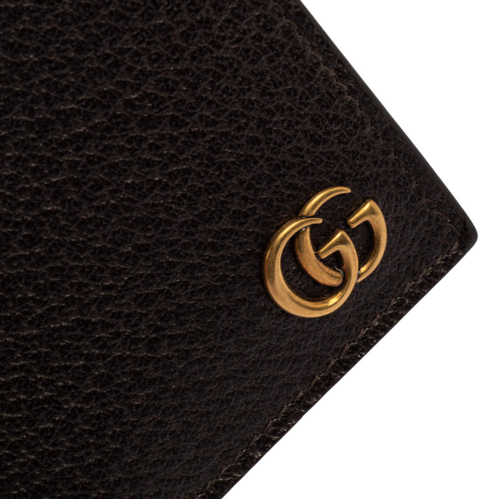 Leather wallet Gucci Brown in Leather - 25380486