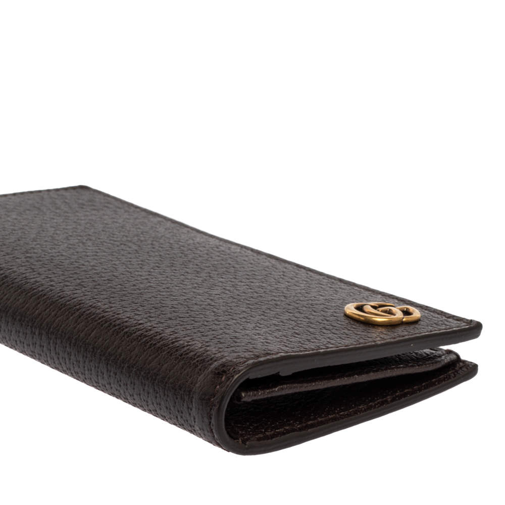 Leather wallet Gucci Brown in Leather - 25380486