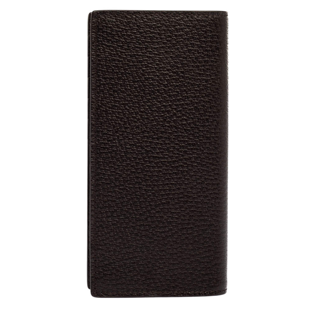 Gucci GG Long Wallet with Dark Brown Leather Trim - A World Of Goods For  You, LLC