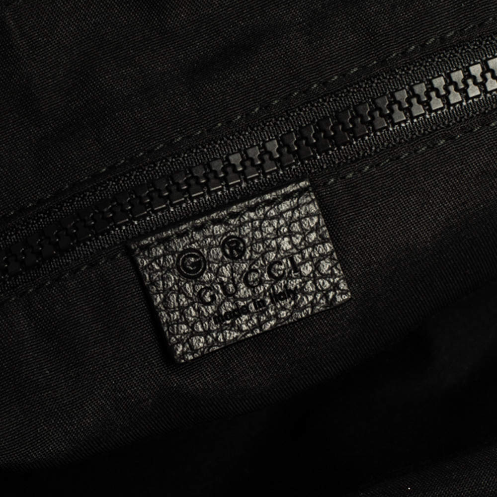 Gucci Black Monogram Messenger Bag (169935) – Luxury Leather Guys