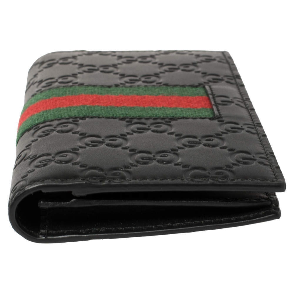 GUCCI Guccissima Zipped Around Long Wallet Leather Black 473928 90188562