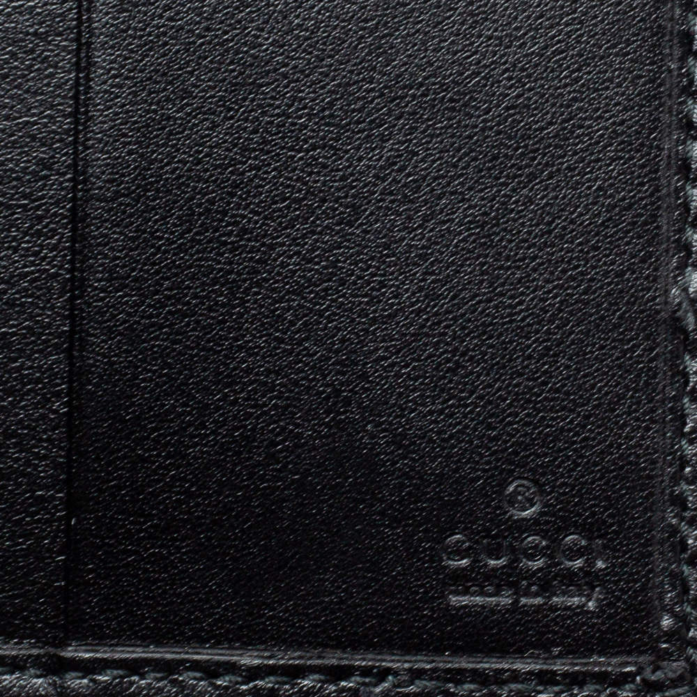 Gucci Unisex Rainbow Supreme/Leather Psychedelic Passport Holder