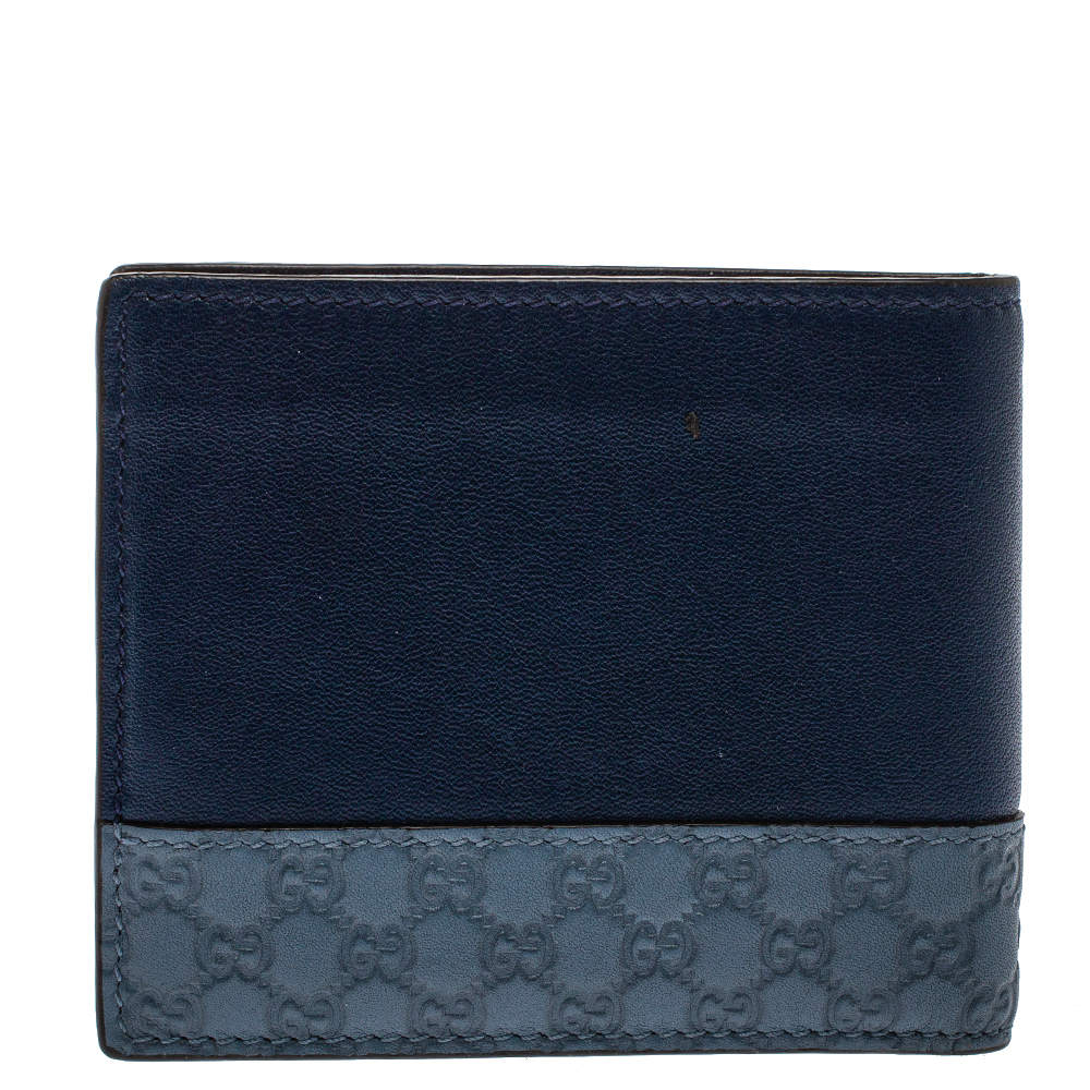 Gucci Signature Wallet in Blue for Men