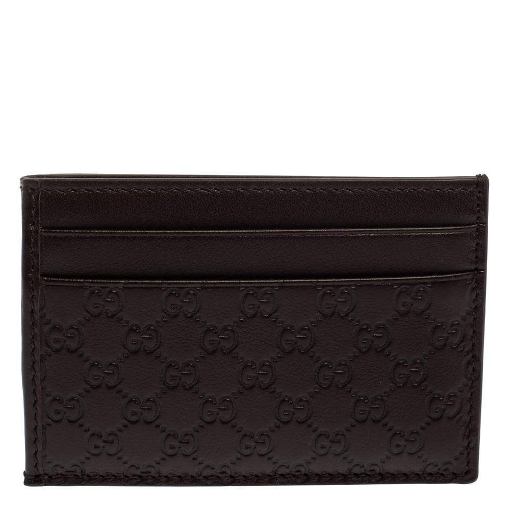 gucci card holder with id window