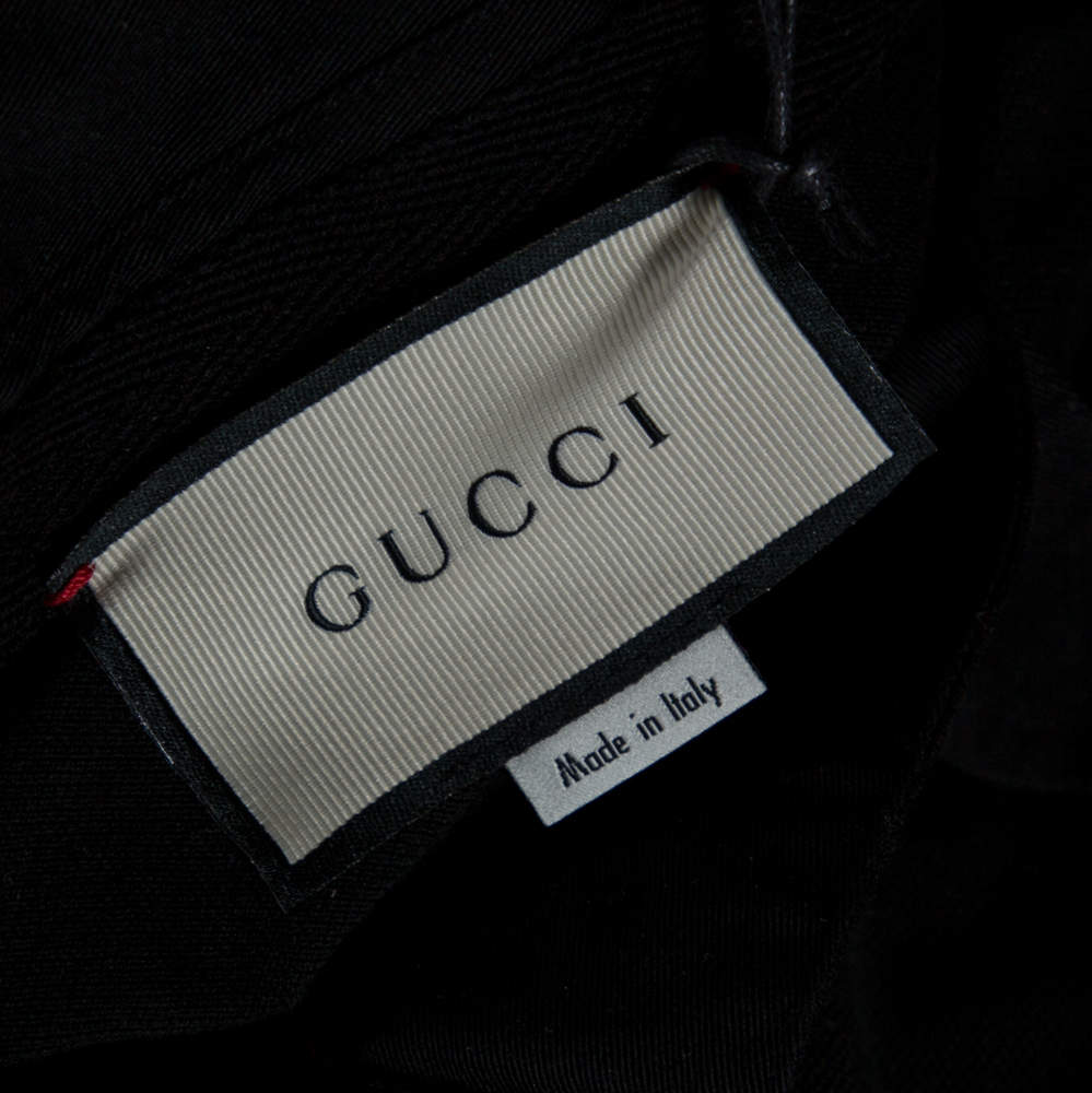 Gucci Pittsburgh Pirates™ Oversized Cotton Polo Shirt In Black