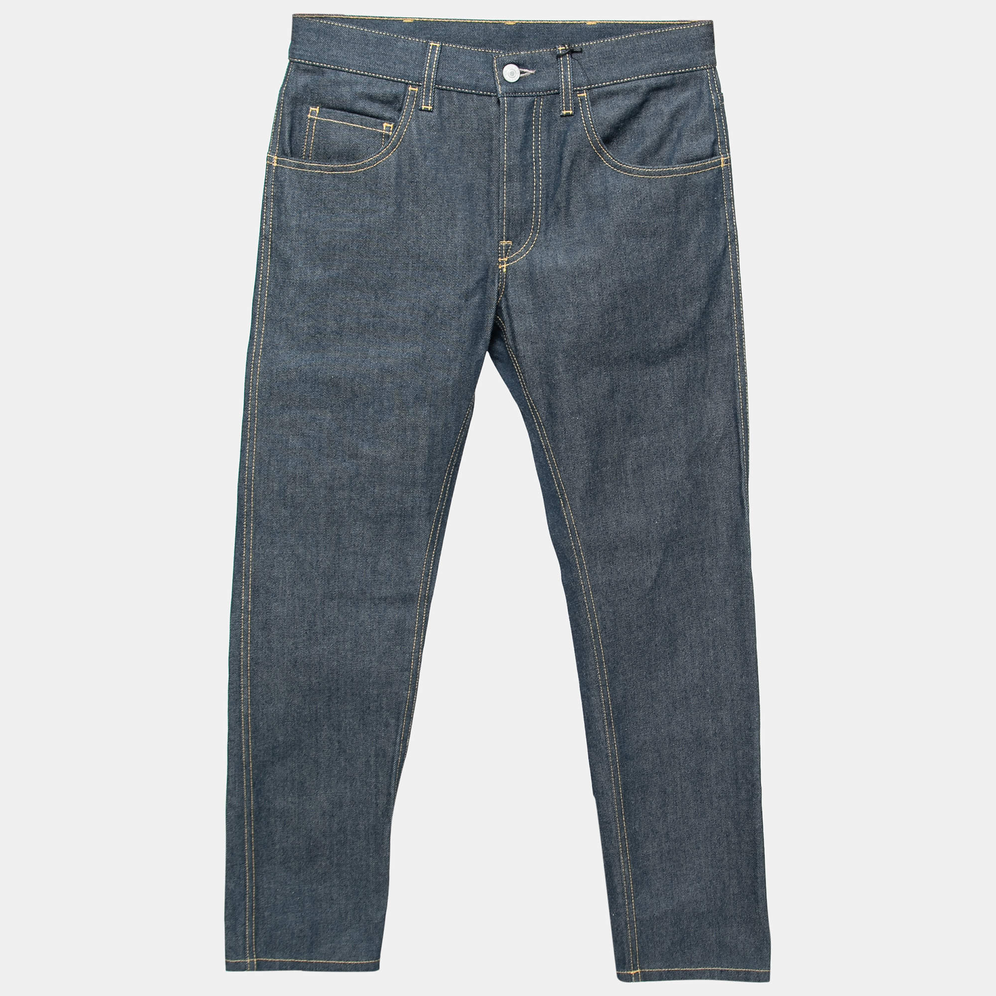 Gucci Blue Denim Straight Fit Jeans S