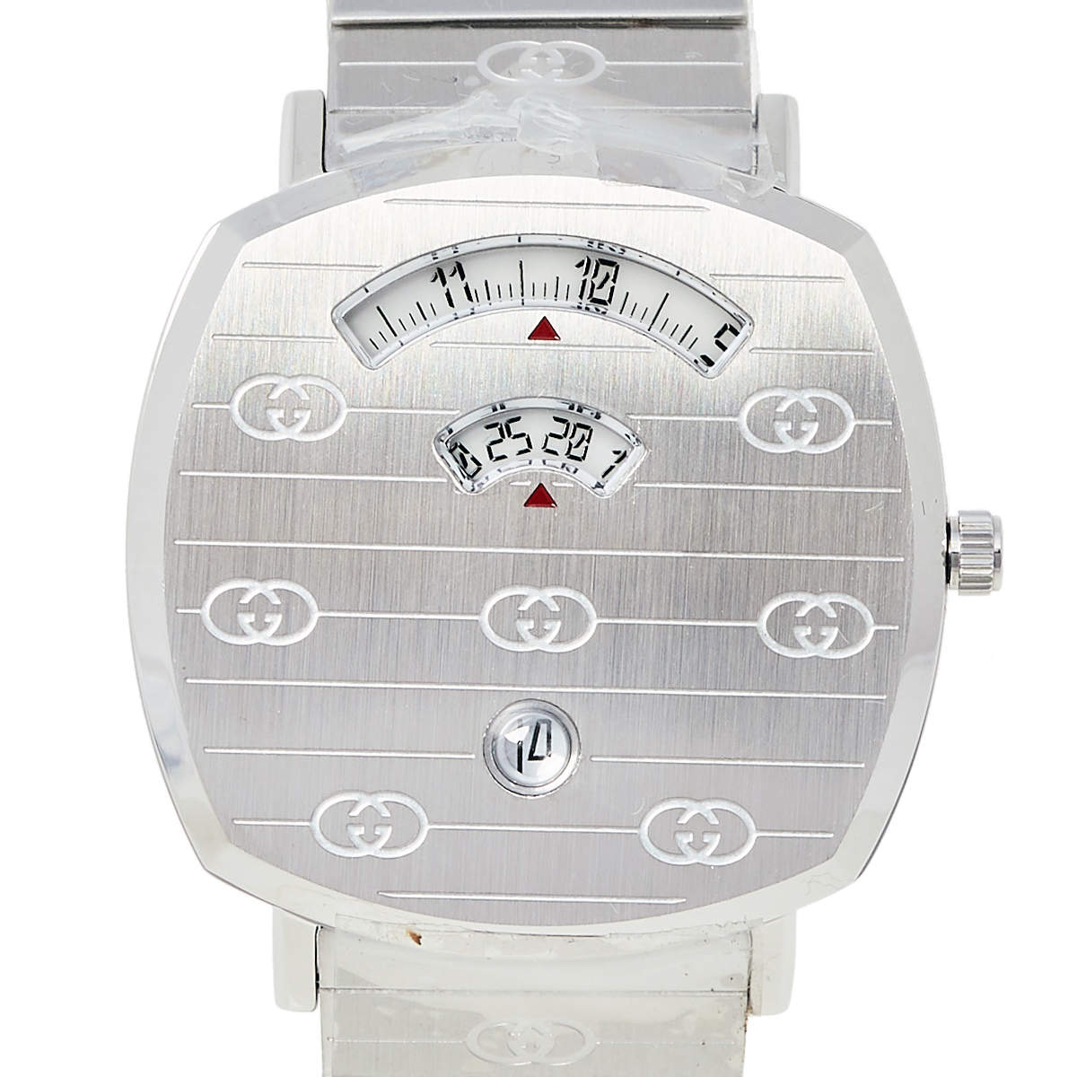 Gucci White Stainless Steel Grip 