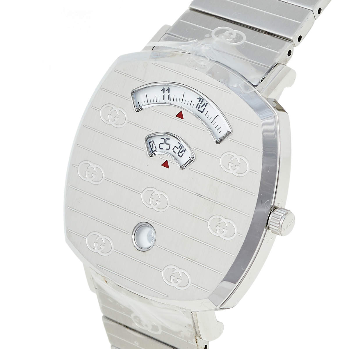 Gucci White Stainless Steel Grip 