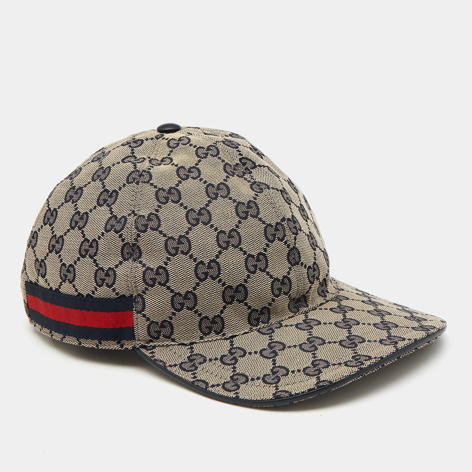 Gucci Blue Original GG Canvas Baseball Cap XXL