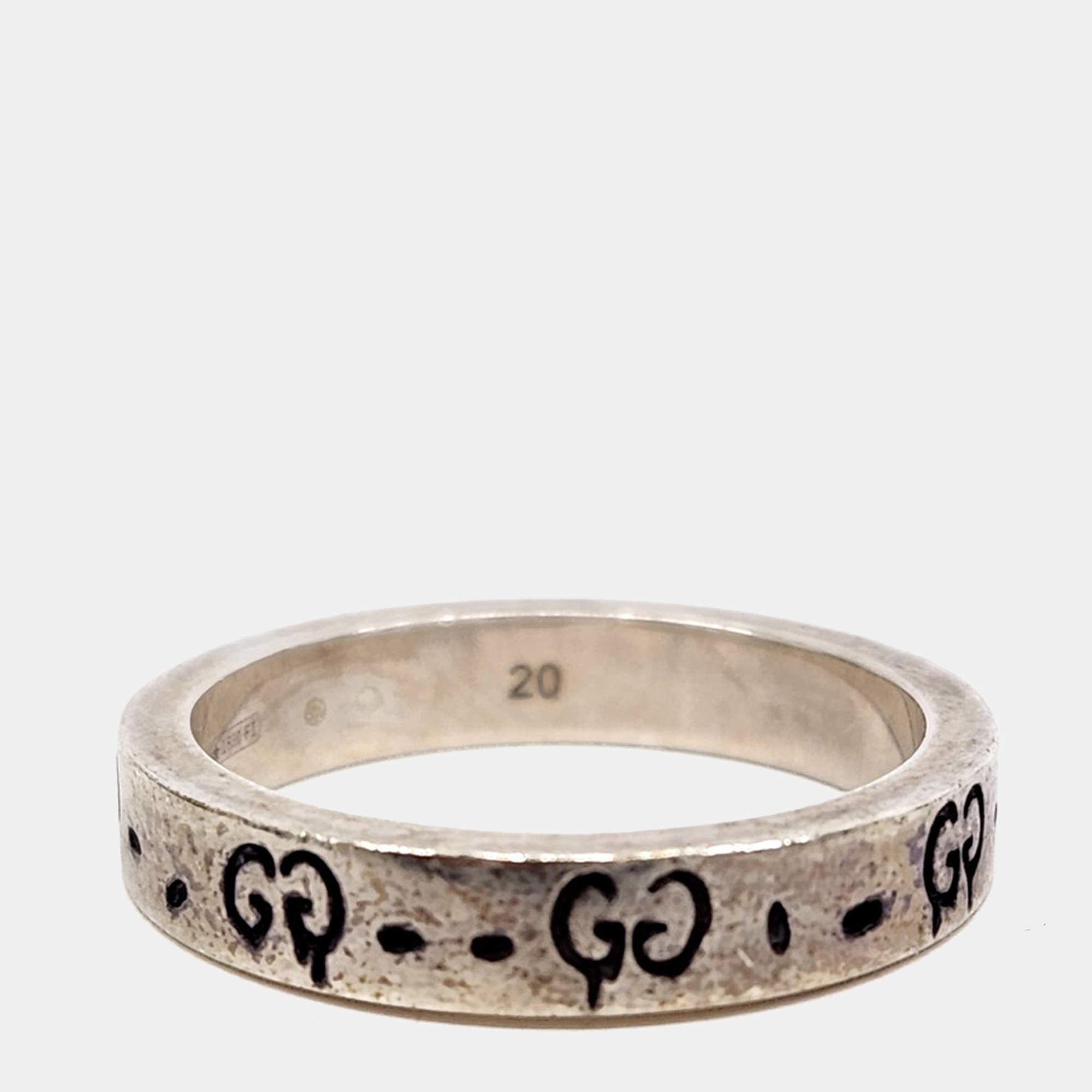 مملوكة مسبقًا Gucci Silver Ghost Ring