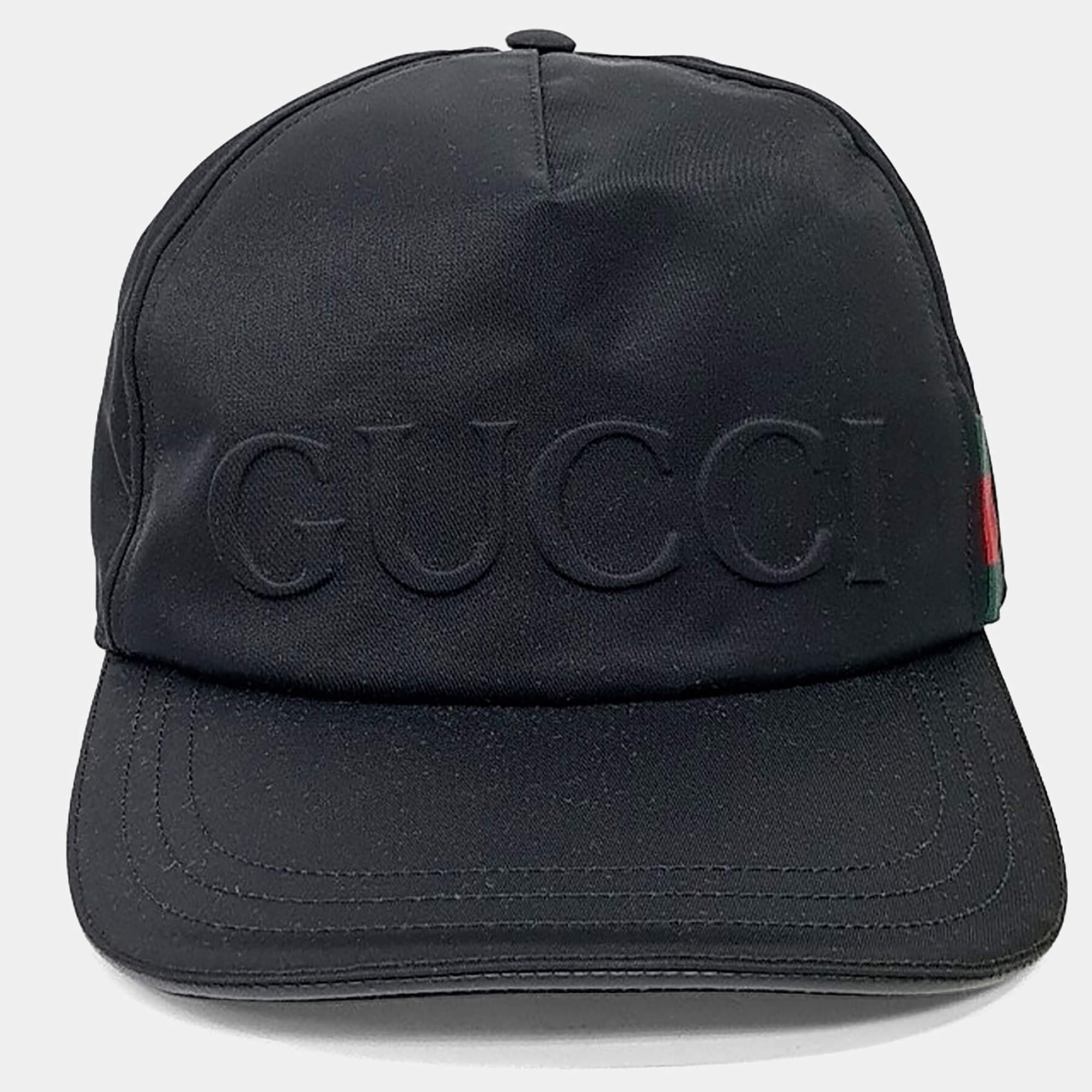 مملوكة مسبقًا Gucci nylon black cap