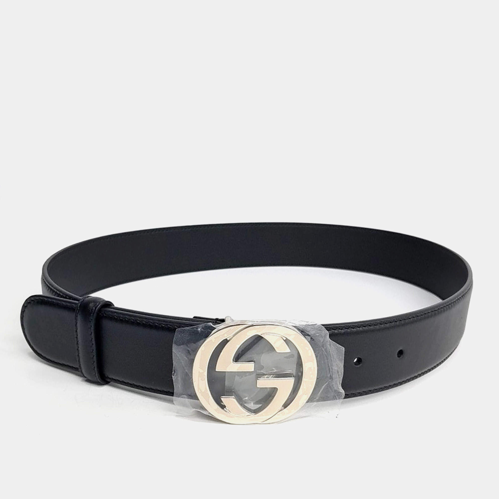 Pre Owned Gucci Leather Belt