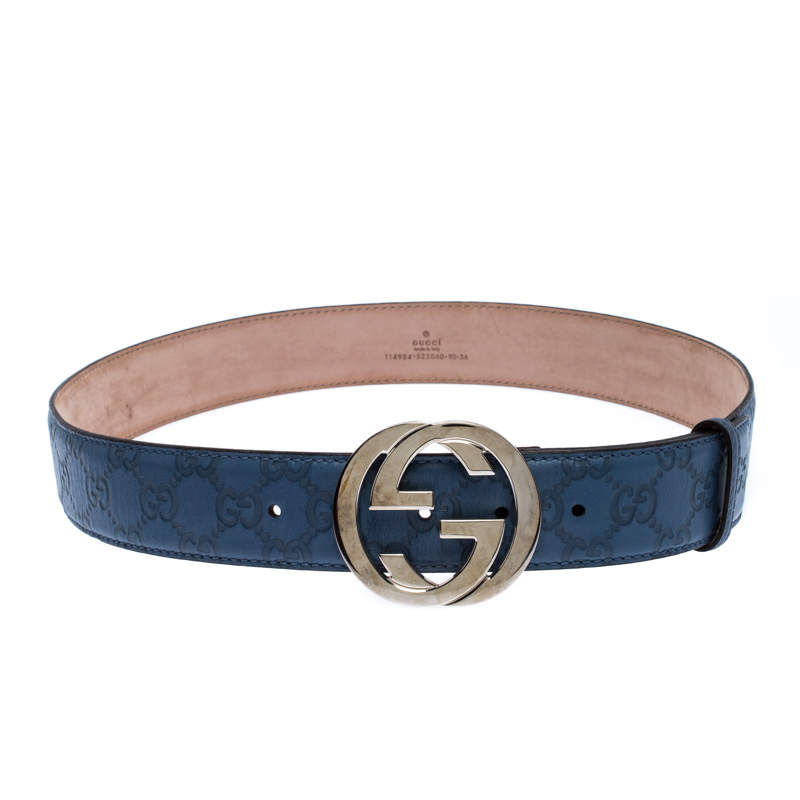 light blue gucci belt