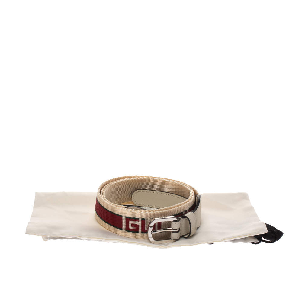 Gucci stripe elastic belt best sale