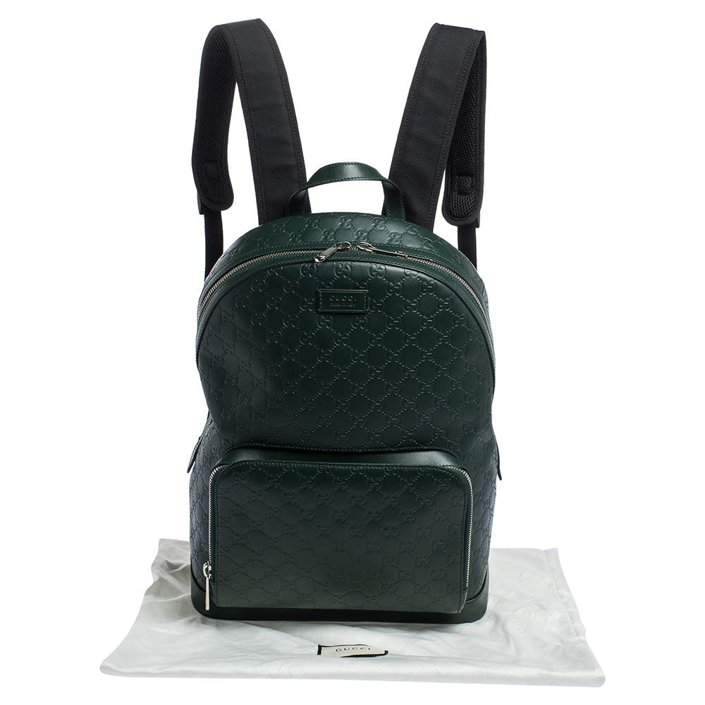 gucci green backpack