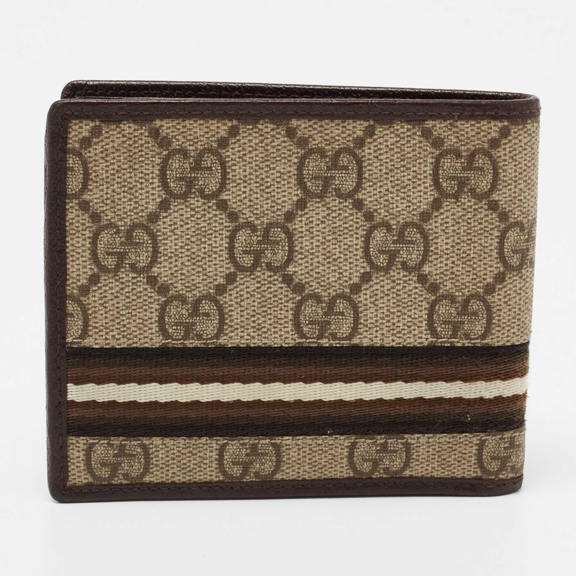 Gucci Beige GG Supreme Canvas Tiger Print Long Bifold Wallet Gucci | The  Luxury Closet