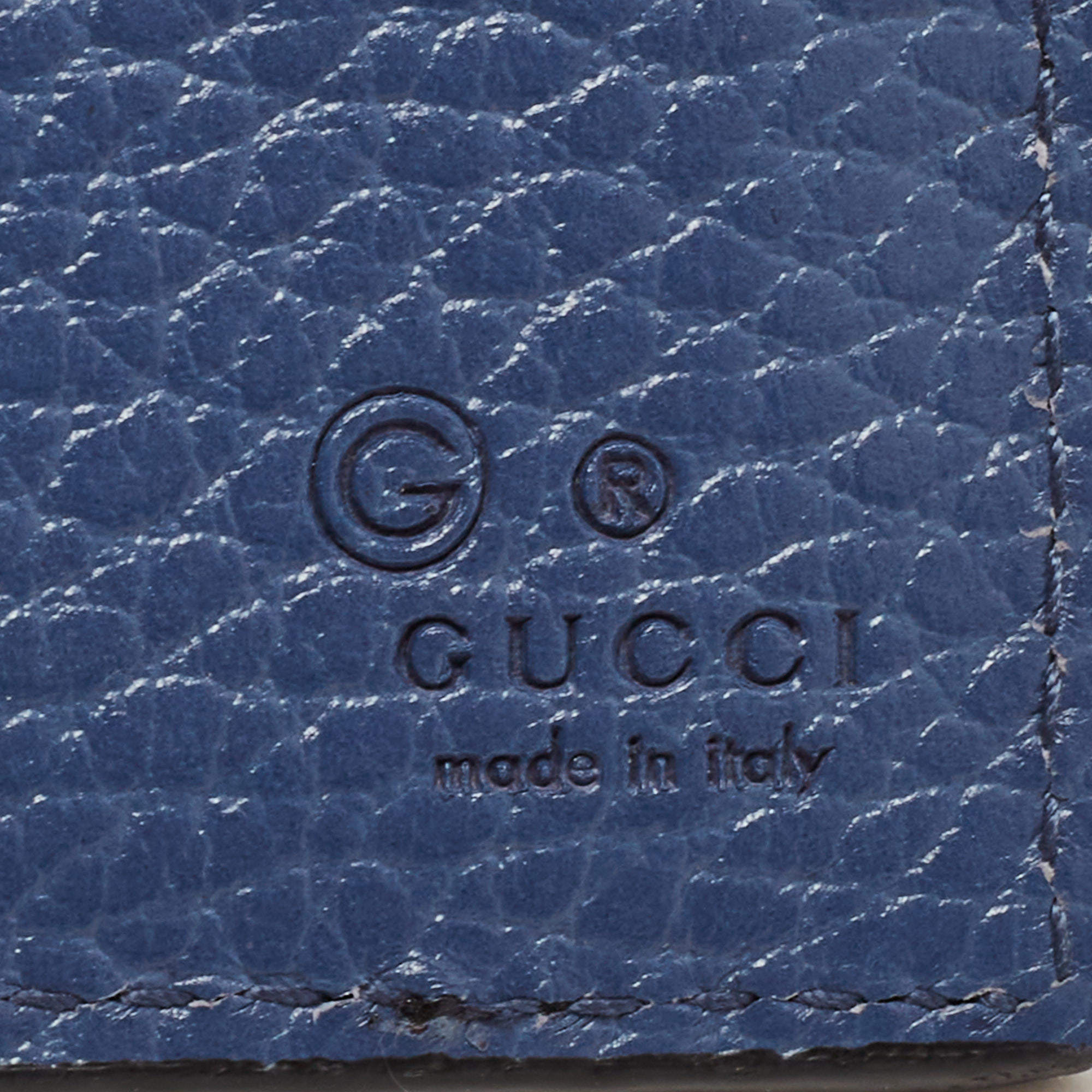 Interlocking leather wallet Gucci Black in Leather - 28292300