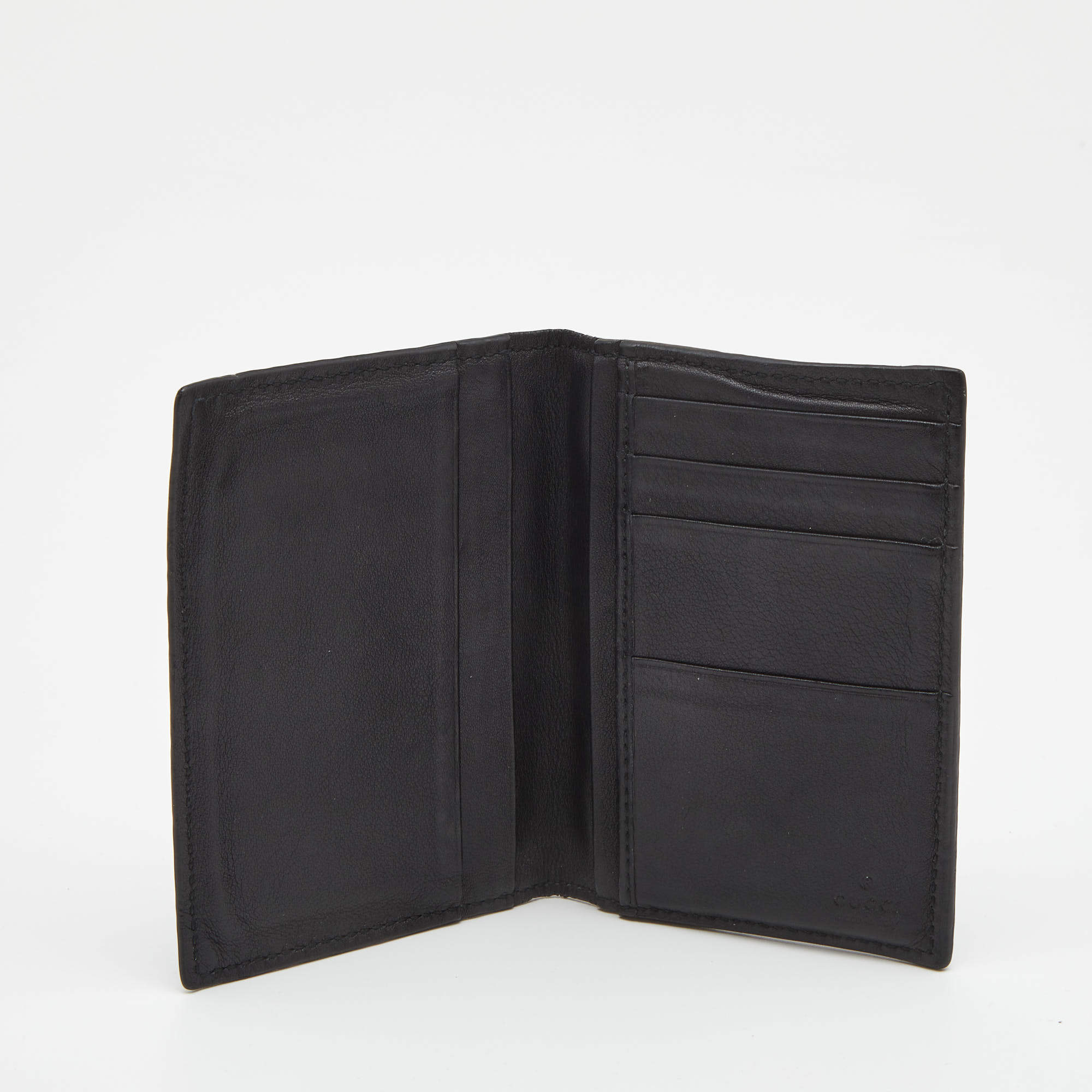 CELINE Bifold Wallet with Coin Pocket logo Leather
