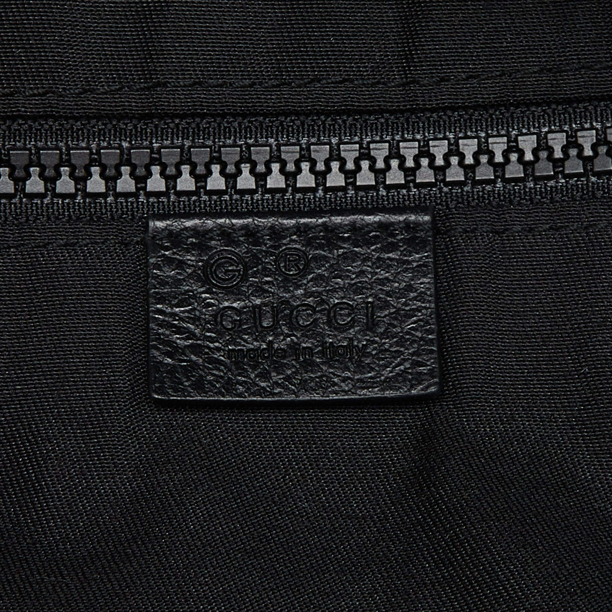 Gucci Black 'Gucci Signature' Weekender Duffle Bag – BlackSkinny