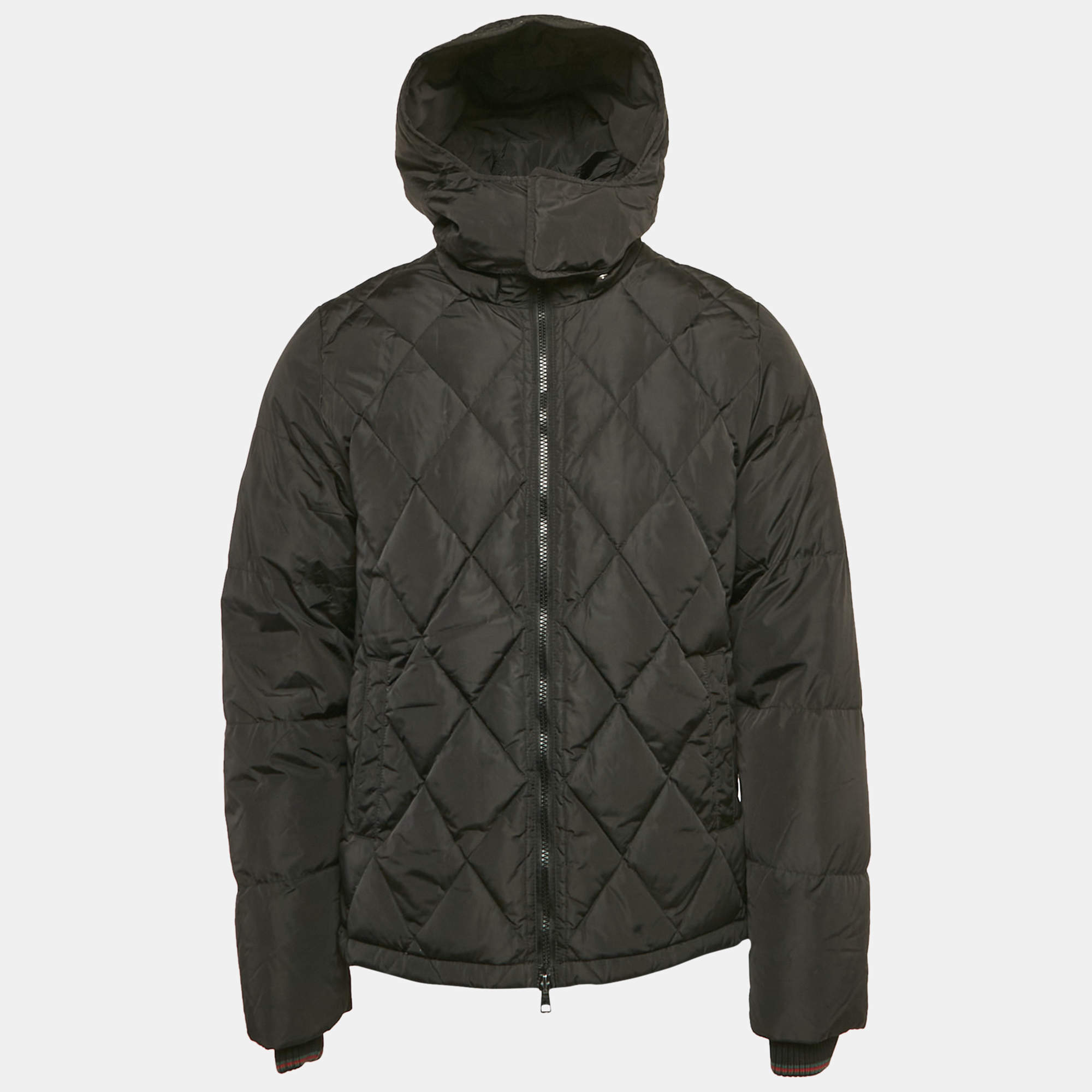 Gucci Black Quilted Puffer Jacket M